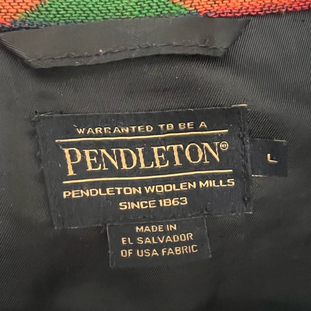 Vintage very rare Surf Pendleton “Lahaina Wave” wool jacket. SZ LARGE - Picture 3 of 10